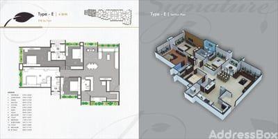 SIGNATURE LUXURIA Floor Plan