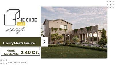 Plot for Sale in Baldana, Ahmedabad | 4 BHK Private Villas by the cube club