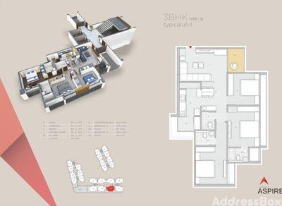 NAKSHATRA ASPIRE Floor Plan