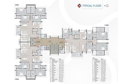 Shubham Skyz Floor Plan