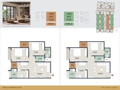 Satyamev Royal 5 Floor Plan