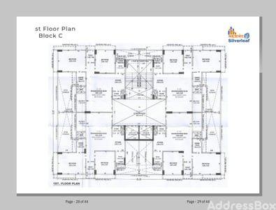SAHAJANAND SILVERLEAF Floor Plan