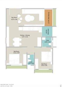 JEEVAN PARAG APPARTMENT Floor Plan