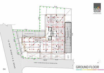 KRUPA OCEAN - Commercial Floor Plan
