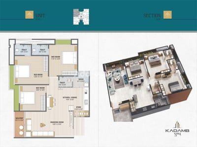 KADAMB PUSHP Floor Plan