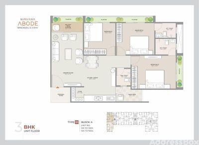 Nirvana Abode Floor Plan