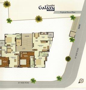 GANDHI GALAXY Floor Plan