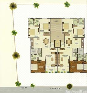 GANDHI GALAXY Floor Plan