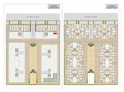 PARAS RESIDENCY - Commercial Cluster Plan