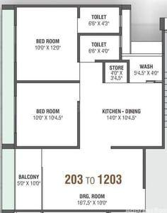RADHE EXOTICA Floor Plan