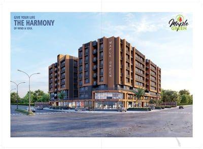 Flats / Apartments for Sale in Pethapur, Gandhinagar | MAPLE GREEN RESIDENCY