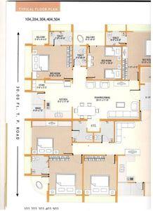 VRAJSHANTI APPARTMENT Floor Plan
