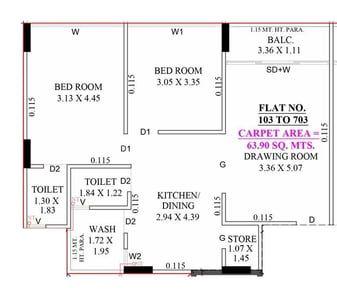 PUSHKAL HILL Floor Plan