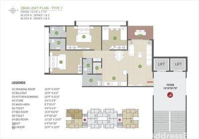 PARIJAT RESIDENCY Floor Plan
