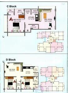 Malhar Vadvala Residency Floor Plan
