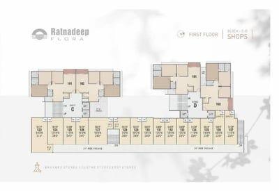 RATNADEEP FLORA - Commercial Floor Plan