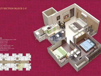 MAITRI LAKE VIEW Floor Plan