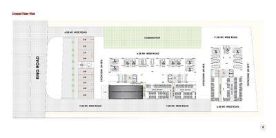 GANESH GLORIOUS - Commercial Floor Plan