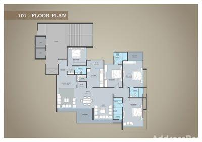 SATYAMEV ELYSIUM Floor Plan