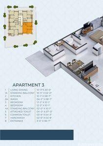 NAVMANGAL FLAT Floor Plan