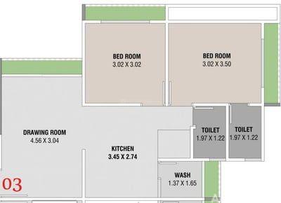 RADHIKA SKYVIEW Floor Plan