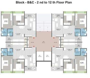 RADHE PARIJAT Floor Plan