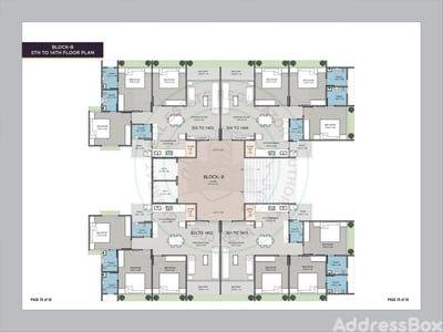 Radhe Elysium Floor Plan