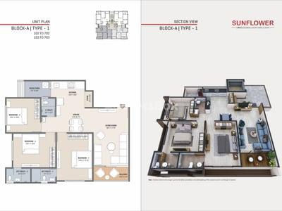Sunflower Floor Plan
