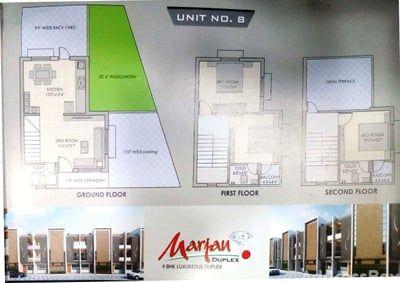 MARJAN DUPLEX Floor Plan