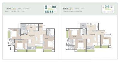 SATVA ELEGANCE Floor Plan