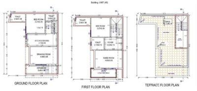 AANGAN BUNGLOWS Floor Plan