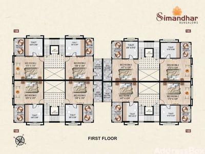 Simandhar Bungalows Floor Plan