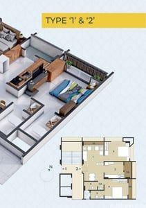 NAVMANGAL FLAT Floor Plan
