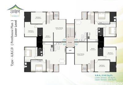 Akshar Amrut Floor Plan