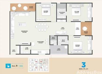 BALMUKUND CRYSTA Floor Plan