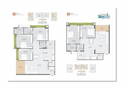 KESHVAM SKYCITY Floor Plan