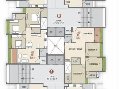 WESTSIDE HEIGHTS Floor Plan