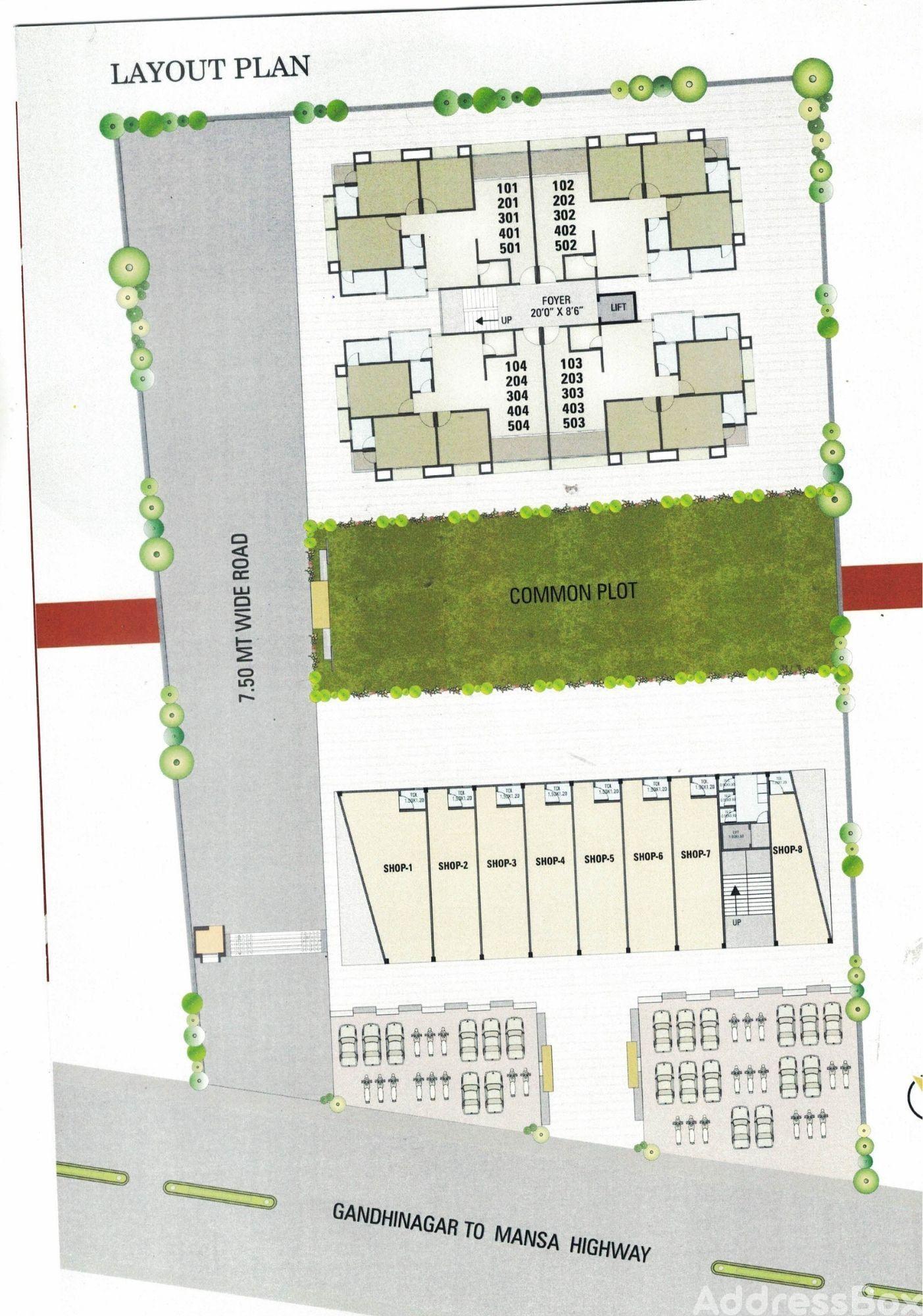 NAVKAR COMMERCIAL COMPLEX AND FLATS - Commercial NAVKAR COMMERCIAL COMPLEX AND FLATS - Commercial photo