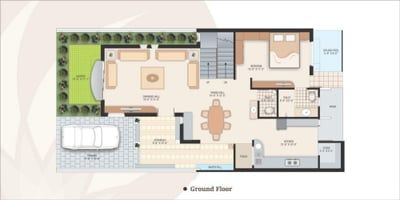 DIVYAPUNJ BUNGALOWS Floor Plan