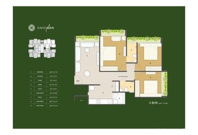 Facing East Floor Plan