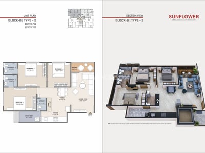 Sunflower Floor Plan