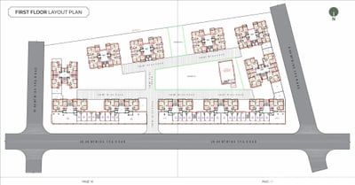KARNAVATI APARTMENT- 7 - Commercial Floor Plan
