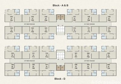 SARITA RESIDENCY 5 Floor Plan