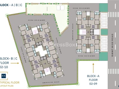 RADHE KRISHNA LAKE VIEW Floor Plan