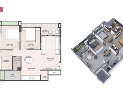 Vivaan Solitaire Floor Plan