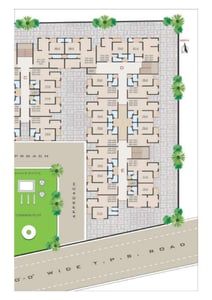 DEVASHRAY RESIDENCY Cluster Plan