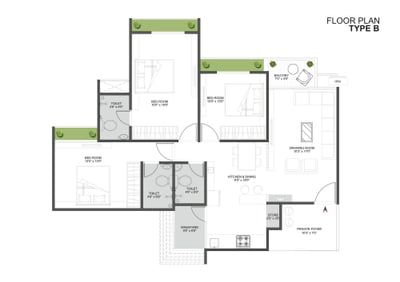 SERENE ELEGANCY Floor Plan