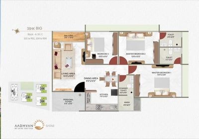 AADHVAN SHINE Floor Plan