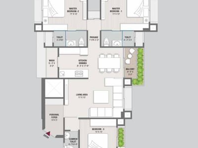 KAMALAM SERENITY Floor Plan