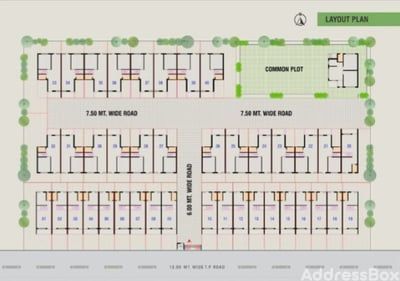PAVITRA BUNGLOWS Cluster Plan